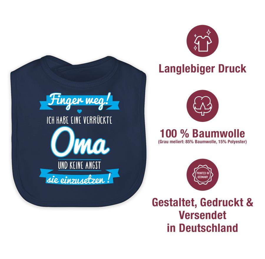 Shirtracer Ich habe eine verrückte Oma blau Shirts & Mehr Shirtracer Versandkostenfrei