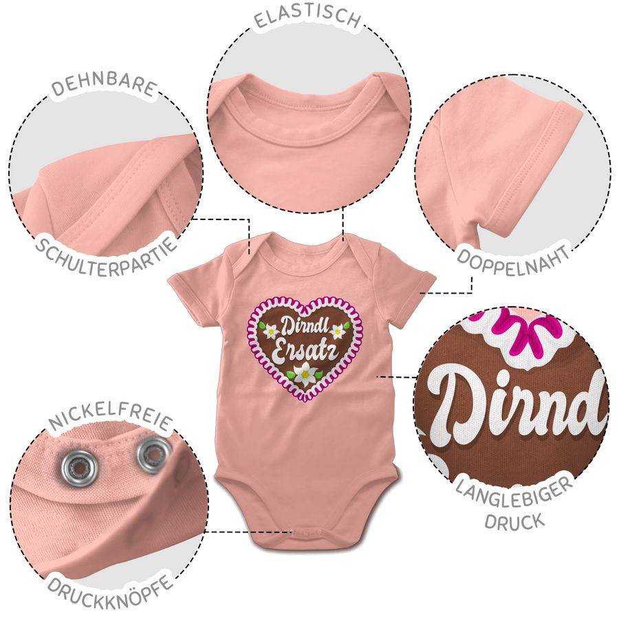 Shirtracer Dirndl Ersatz mit Lebkuchen: T-Shirt Turnbeutel Shirtracer Großer Ausverkauf