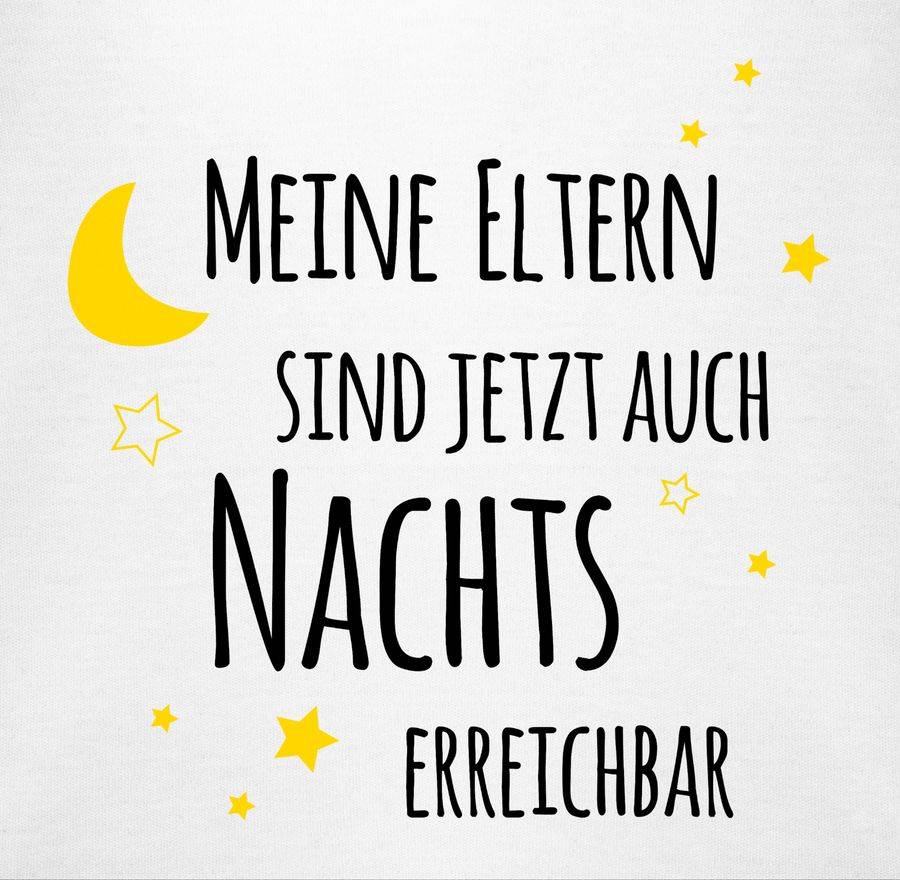 Shirtracer Meine Eltern sind jetzt auch nachts erreichbar Sterne schwarz/gelb: Tshirt Gym B Shirtracer Weihnachtsangebot