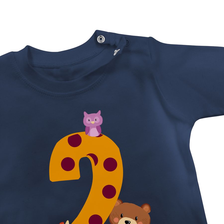 Shirtracer Waldtiere - Bär Waschbär Fuchs Eule zum Zweiten: Tshirt Turnbeutel Shirtracer Heißer Verkauf