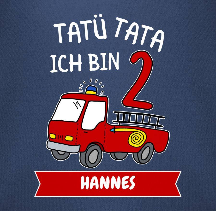 Shirtracer Tatü Tata Ich bin 2 - Feuerwehr Zweiter Geburtstag: Tshirt Gym Bag Shirtracer Neueste Mode