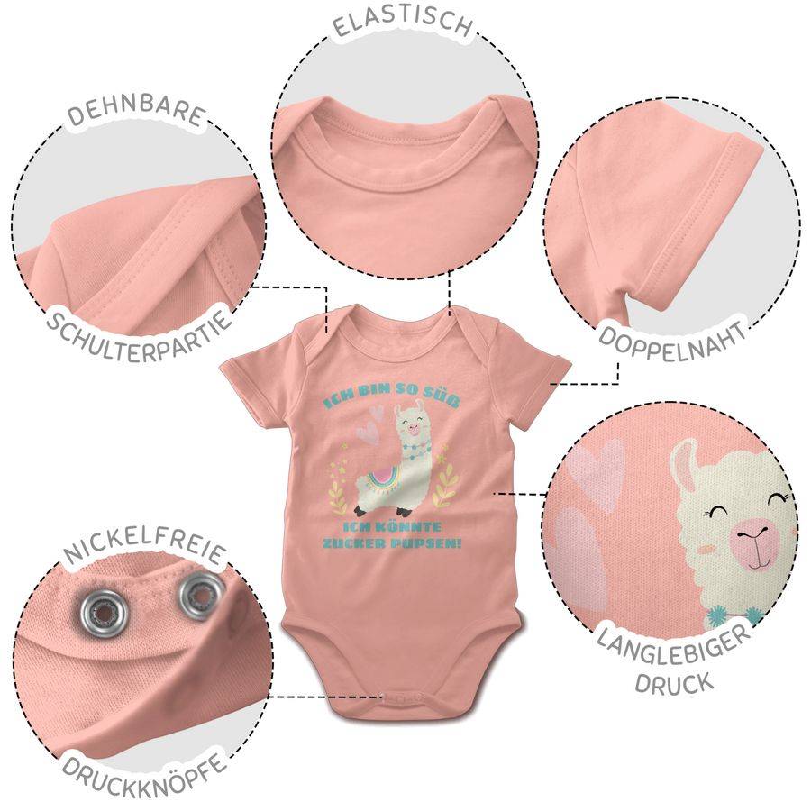 Shirtracer Lama Ich bin so süß ich könnte Zucker Pupsen Shirts & Mehr Shirtracer Zeitlich begrenztes Angebot