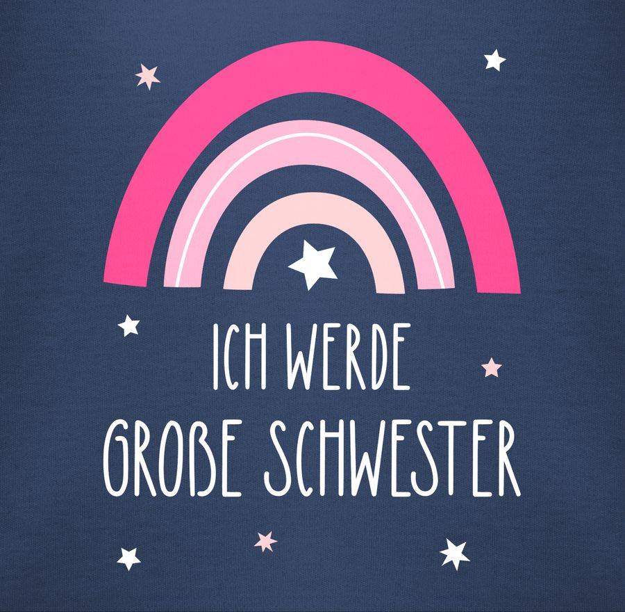 Shirtracer Ich werde große Schwester - Regenbogen - grosse Schwester Shirts & Mehr Shirtracer VIP-Rabatte