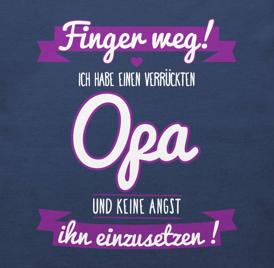 Shirtracer Ich habe einen verrückten Opa lila Shirts & Mehr Shirtracer Letzte 3 Tage