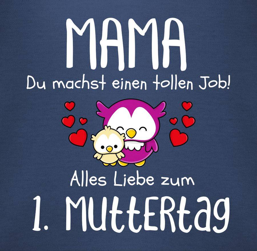 Shirtracer Mama du machst einen tollen Job alles Liebe zum 1. Muttertag weiß: T-Shirt Gym B Shirtracer Bis zu 50% Rabatt