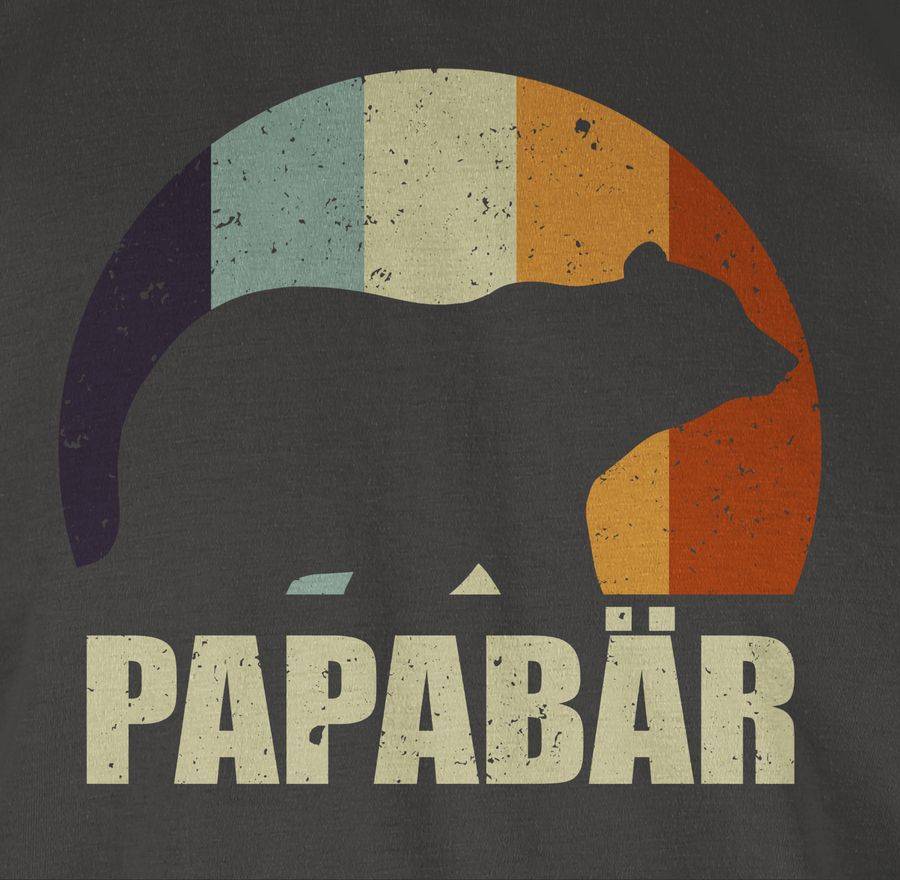 Shirtracer Papa Bär Vintage: T-Shirt Gym Bag Shirtracer Im Verkauf