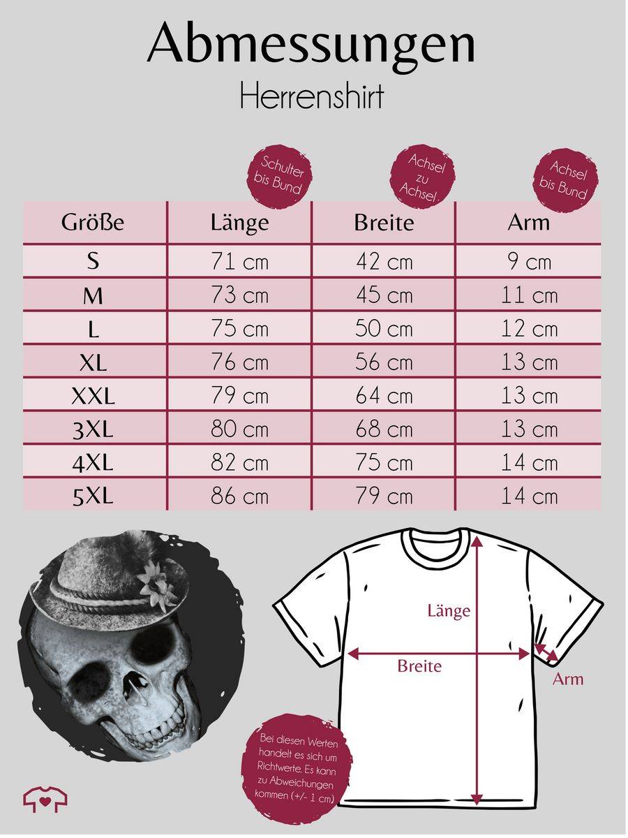 Shirtracer Totenkopf mit Filzhut: T-Shirt Gym Bag Shirtracer Online
