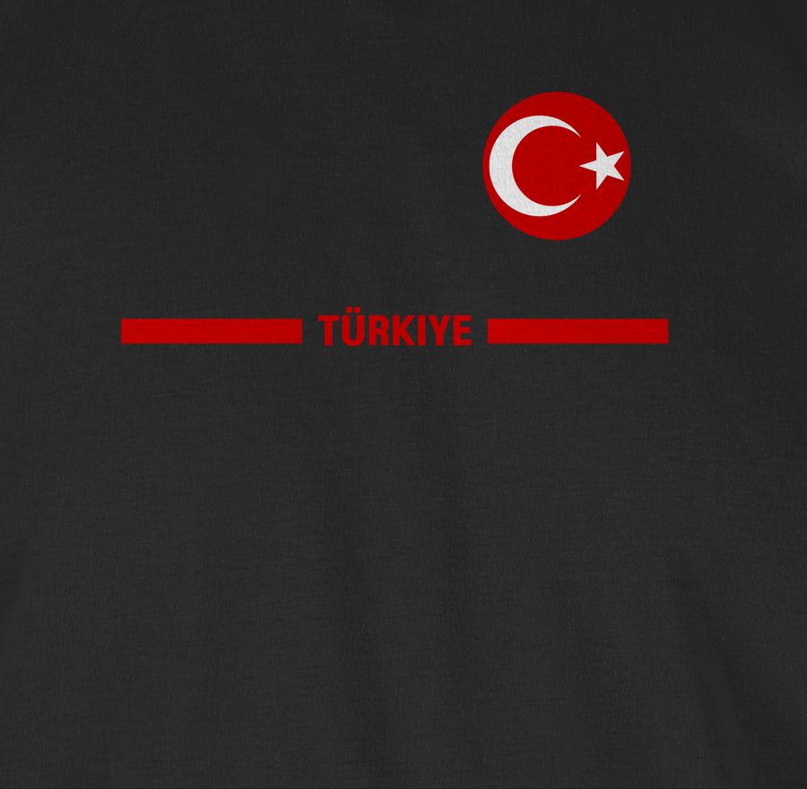 Shirtracer Türkei Trikot Wappen Türkiye mit Stolz Türkisches Fan-Motiv Shirtracer Fabrikverkauf