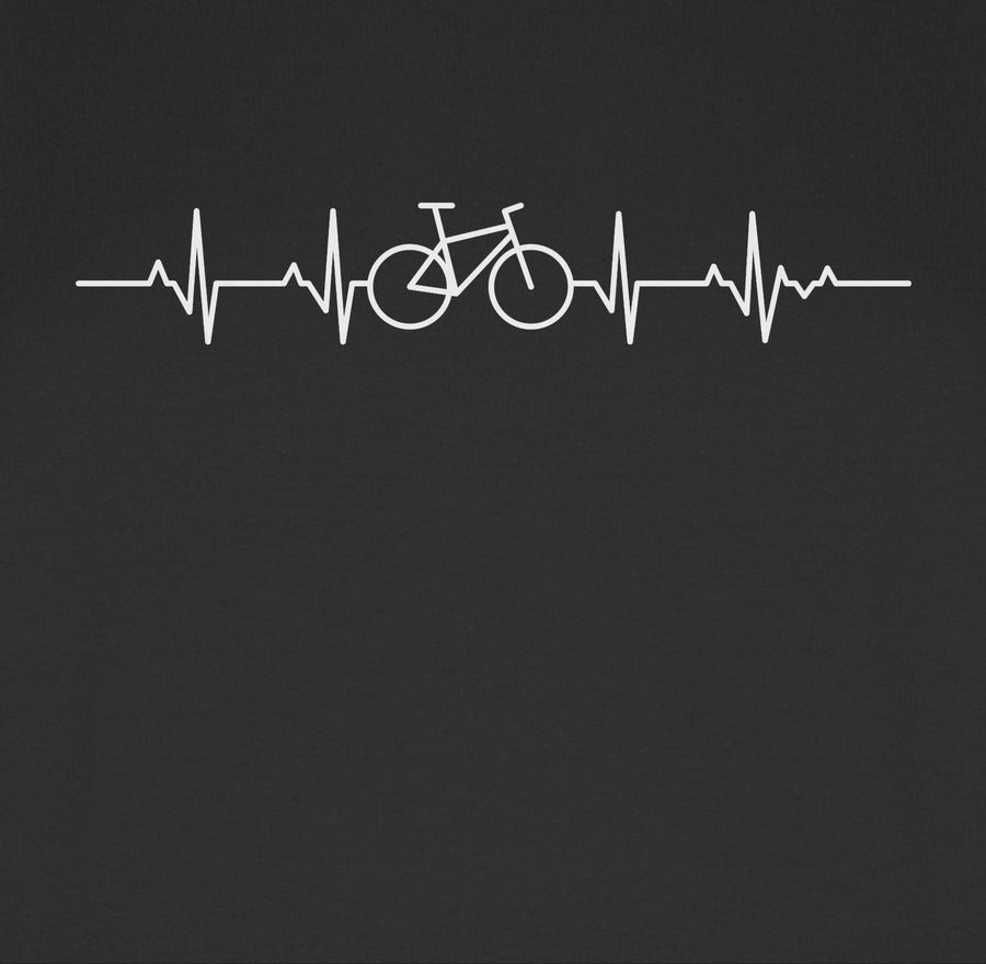 Shirtracer Herzschlag Fahrrad Shirts & Mehr Shirtracer Sonderangebot