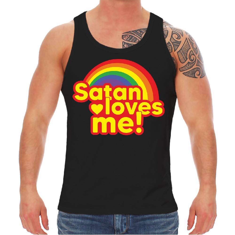 Spass Kostet Männer Träger Satan loves me JETZT KAUFEN