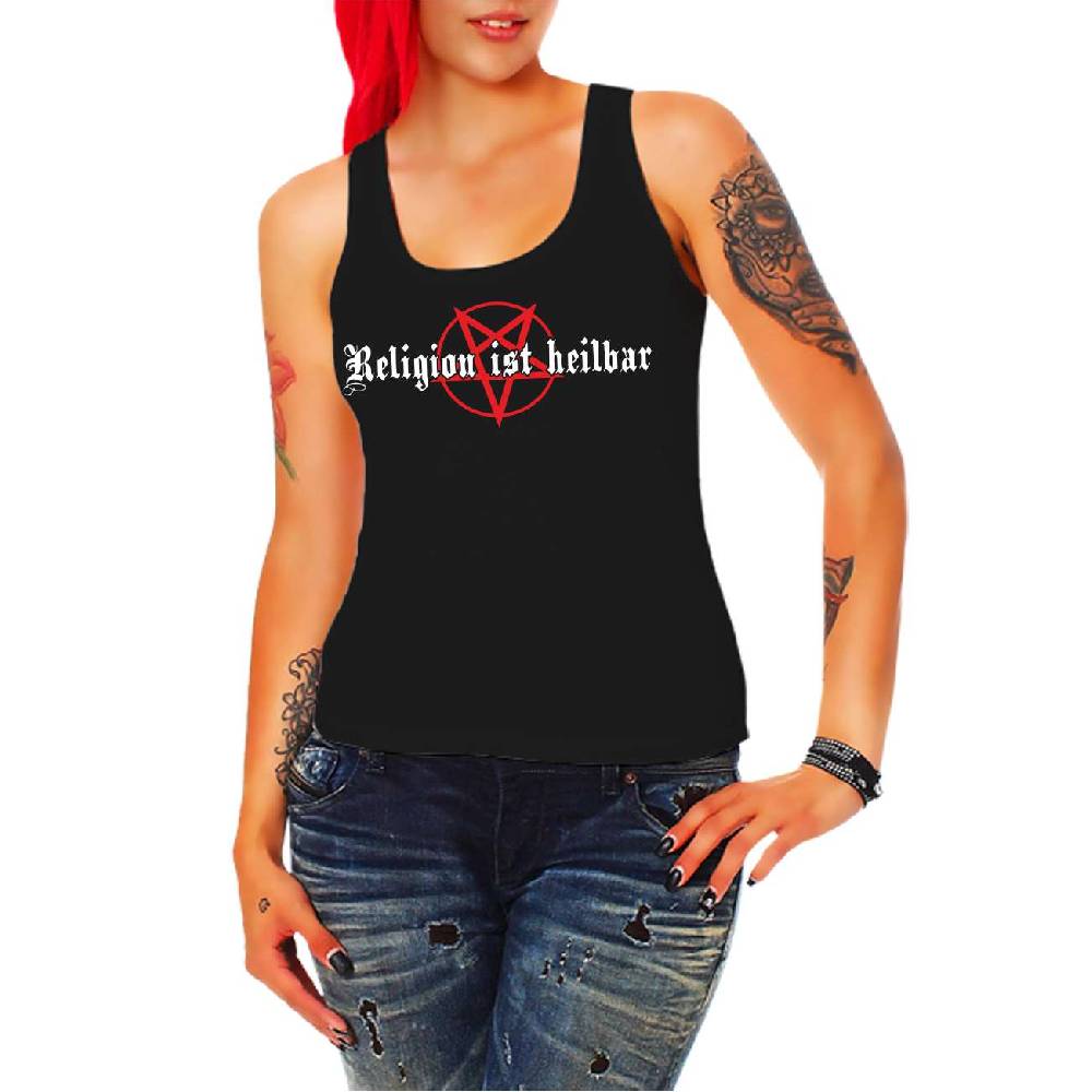 Spass Kostet Frauen Trägershirt Religion ist heilbar 2025