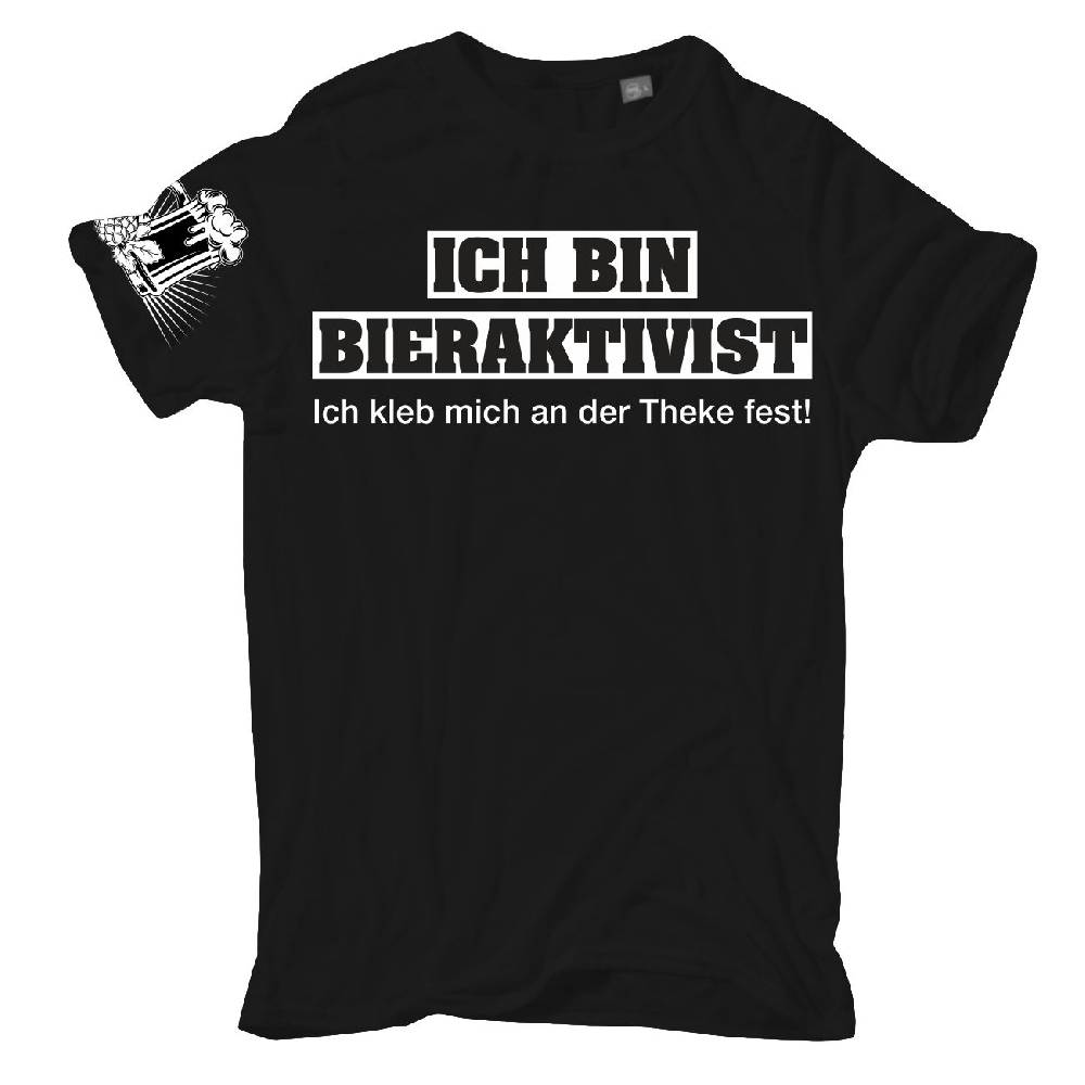 Spass Kostet Übergrößen Männer T-Shirt Bieraktivist Ich kleb mich an der Theke fest 3XL bis 8XL 50% Rabatt mit kostenlosem Versand