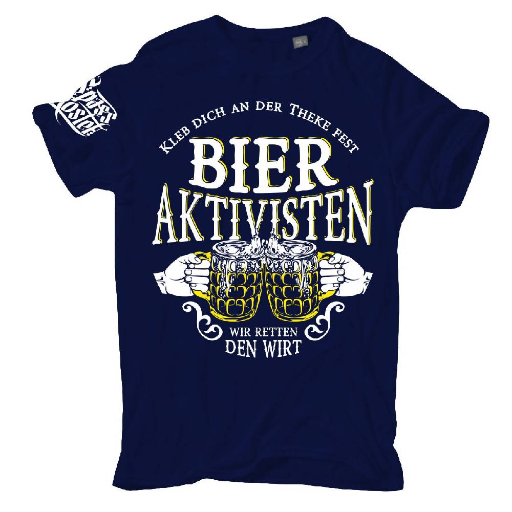Spass Kostet Männer T-Shirt Bier Aktivisten Kleb dich an der Theke fest S bis 8XL Black Friday Preise