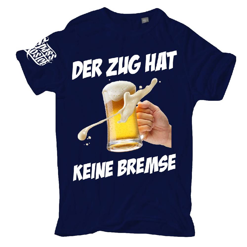 Spass Kostet Übergrößen Männer T-Shirt Der Zug hat keine Bremse PARTY FARBEN 3XL bis 8XL Großer Ausverkauf