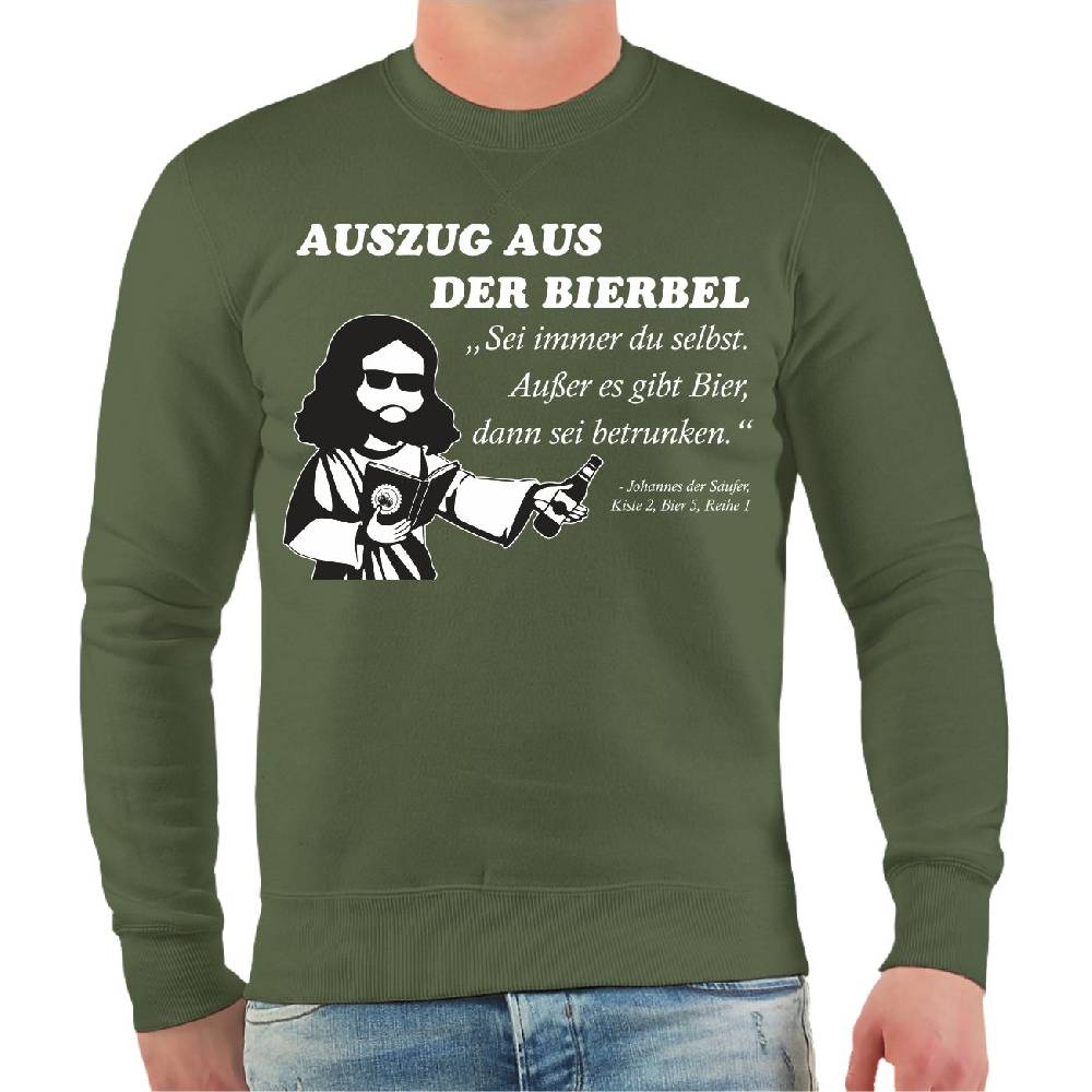 Spass Kostet Männer Sweatshirt Die Bierbel das Geschenk des Säufers JETZT KAUFEN