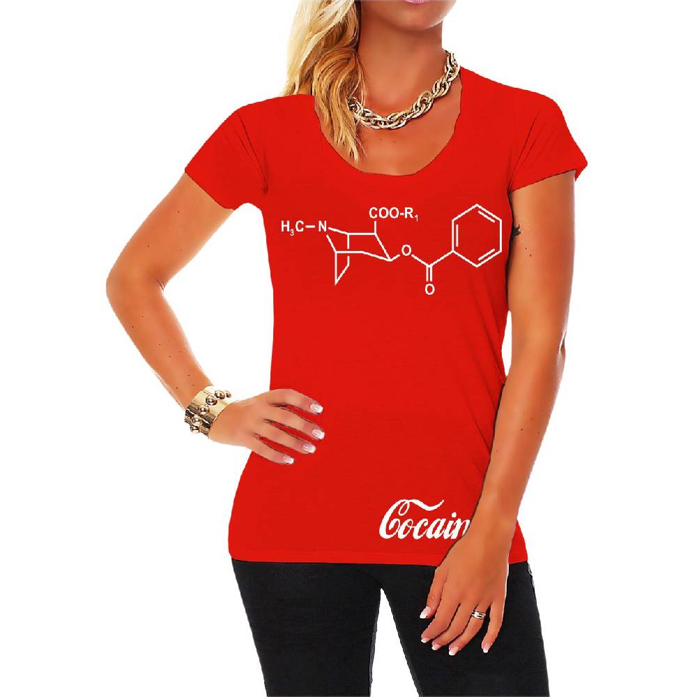 Spass Kostet Frauen T-Shirt Formel Cocaine Rabatt