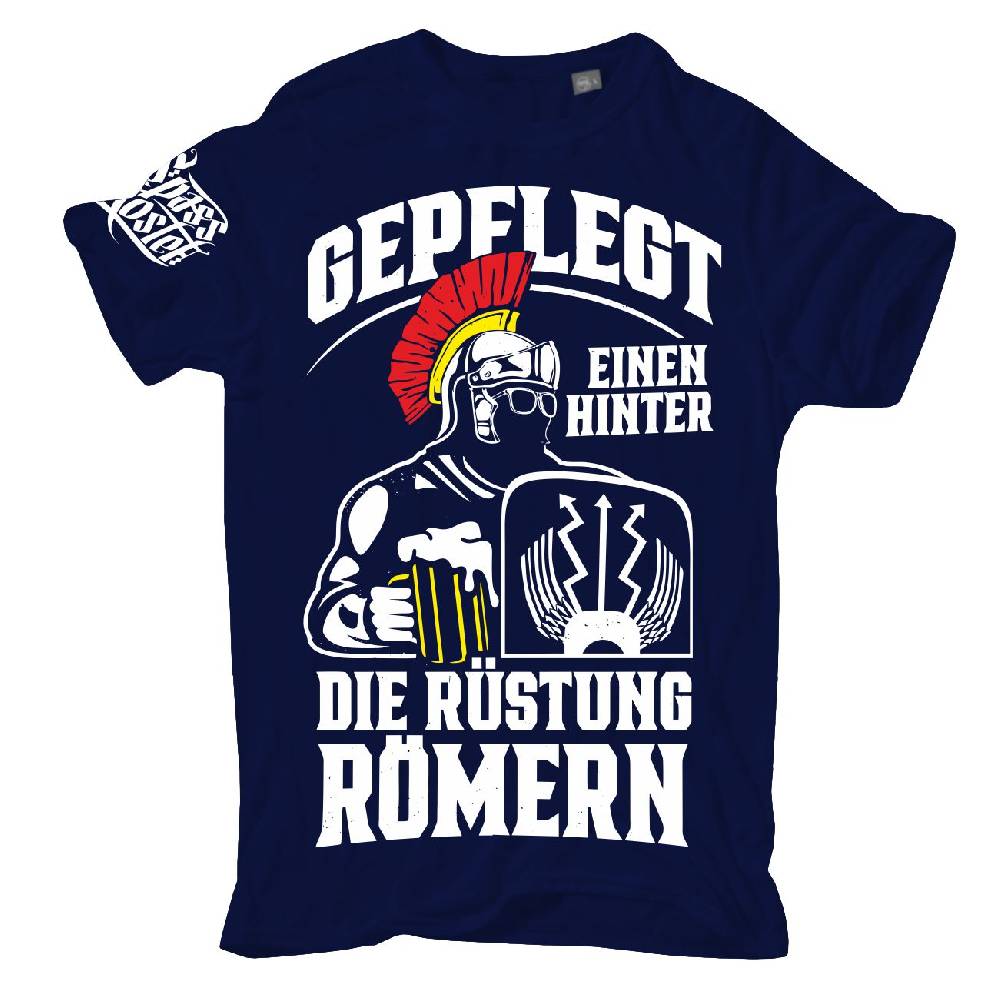 Spass Kostet Übergrößen Männer T-Shirt Gepflegt einen hinter die Rüstung Römern 3XL bis 8XL Lagerräumung