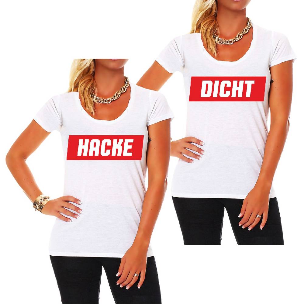 Spass Kostet Frauen Partnershirts HACKE DICHT Große Rabatte