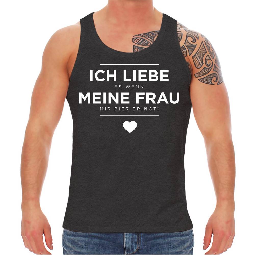 Spass Kostet Männer Träger ICH LIEBE es wenn MEINE FRAU mir Bier bringt Meist gekauft