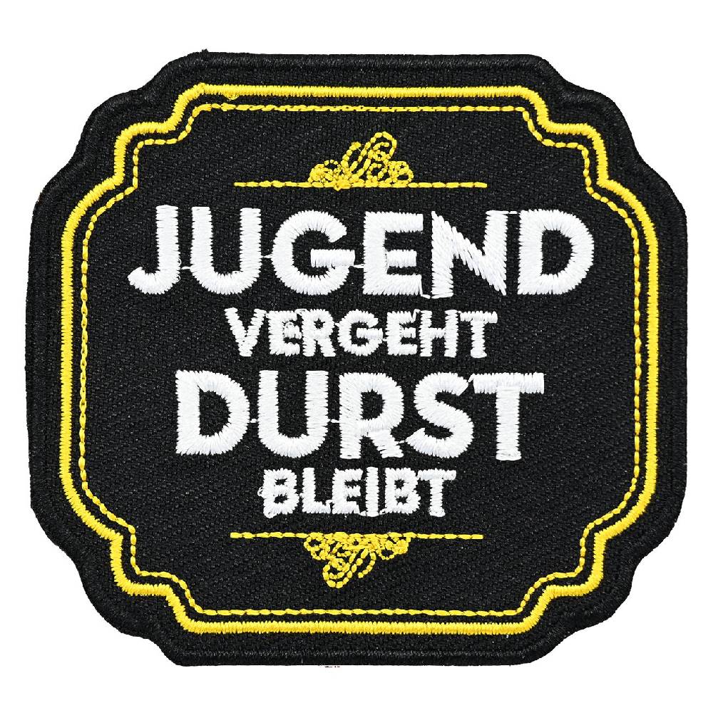 Spass Kostet Aufnäher Aufbügler Jugend vergeht Durst bleibt Osterangebot