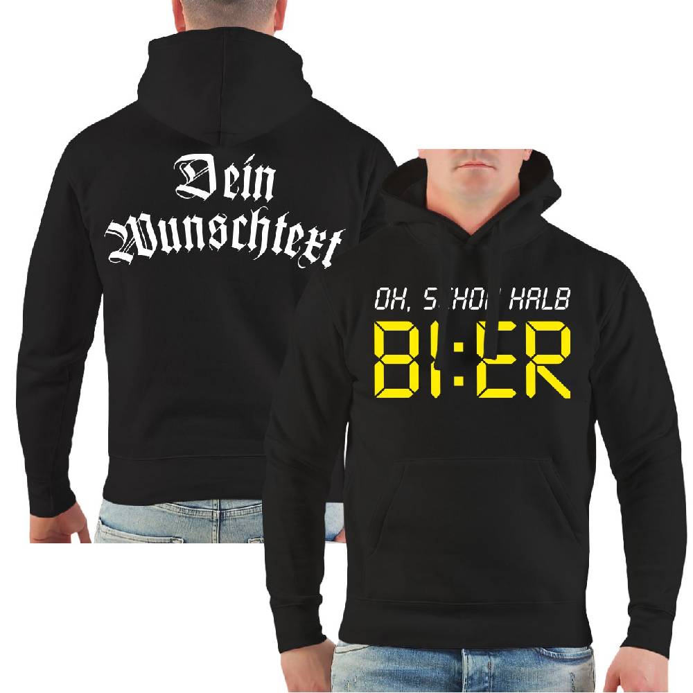 Spass Kostet Männer Kapu WUNSCHTEXT Oh schon halb BIER Neuheiten