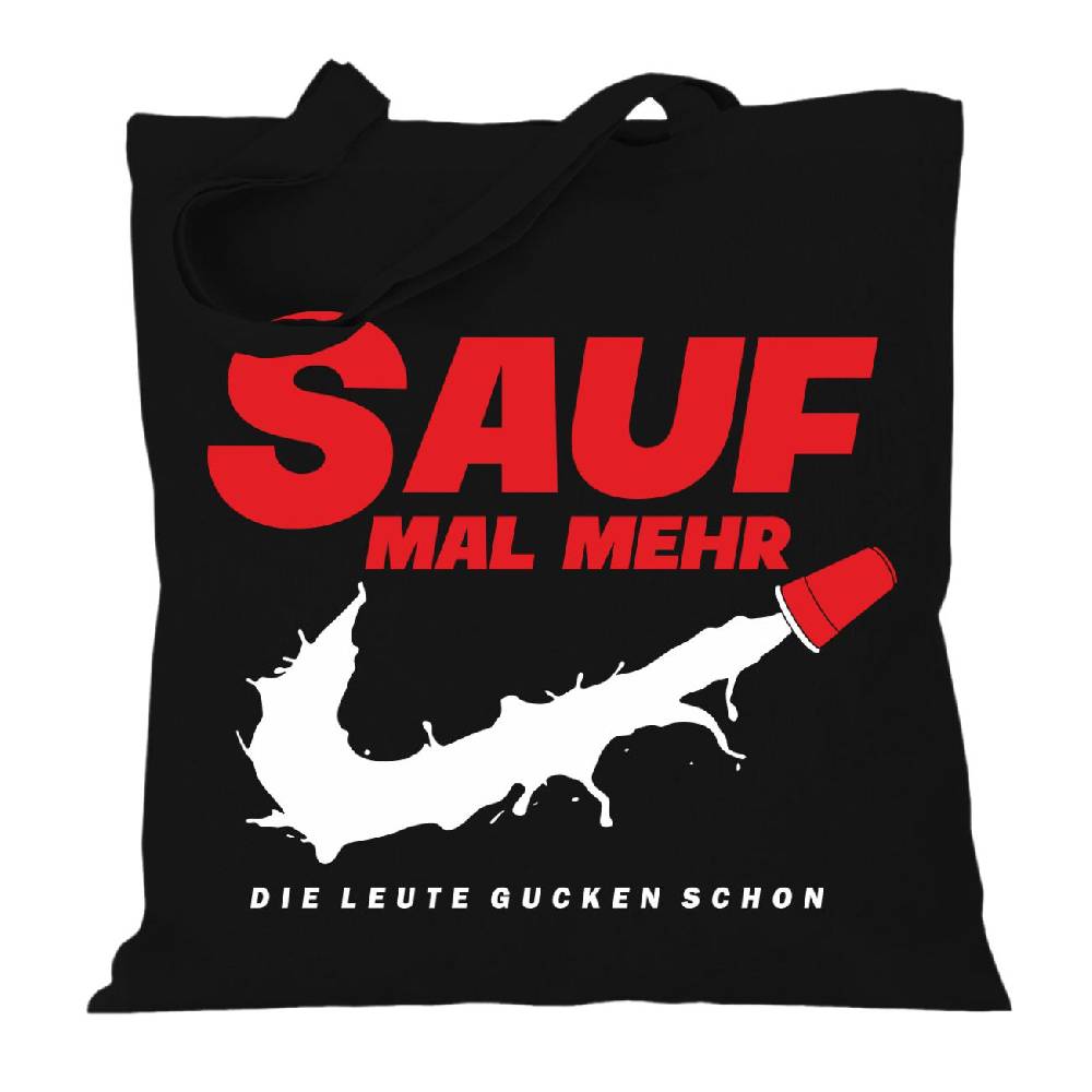 Spass Kostet Stoffbeutel Jutebeutel lange Henkel Sauf mal mehr die Leute gucken schon Günstig kaufen