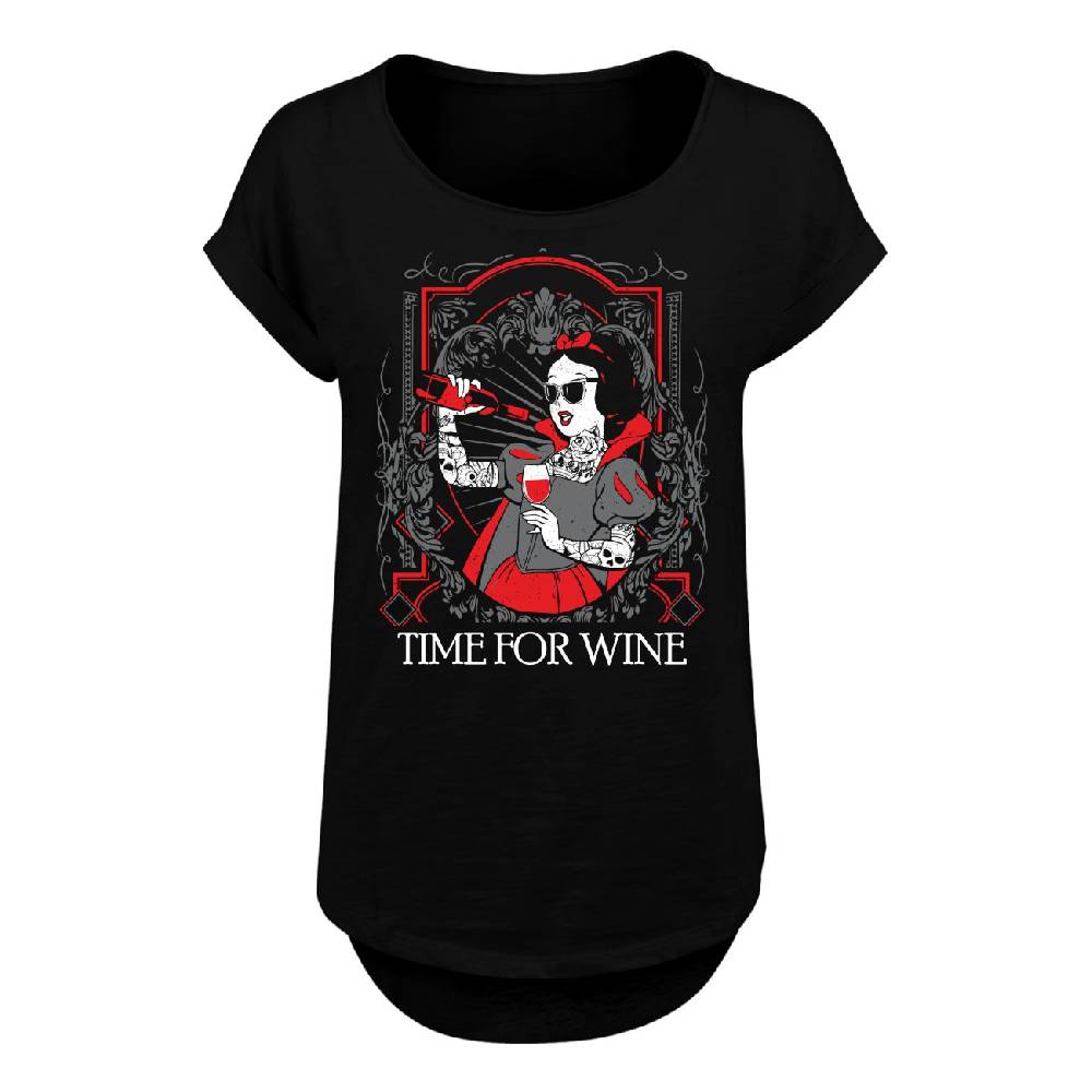 Spass Kostet Frauen Long Slub T-Shirt Time for Wine Bis zu 60% Rabatt