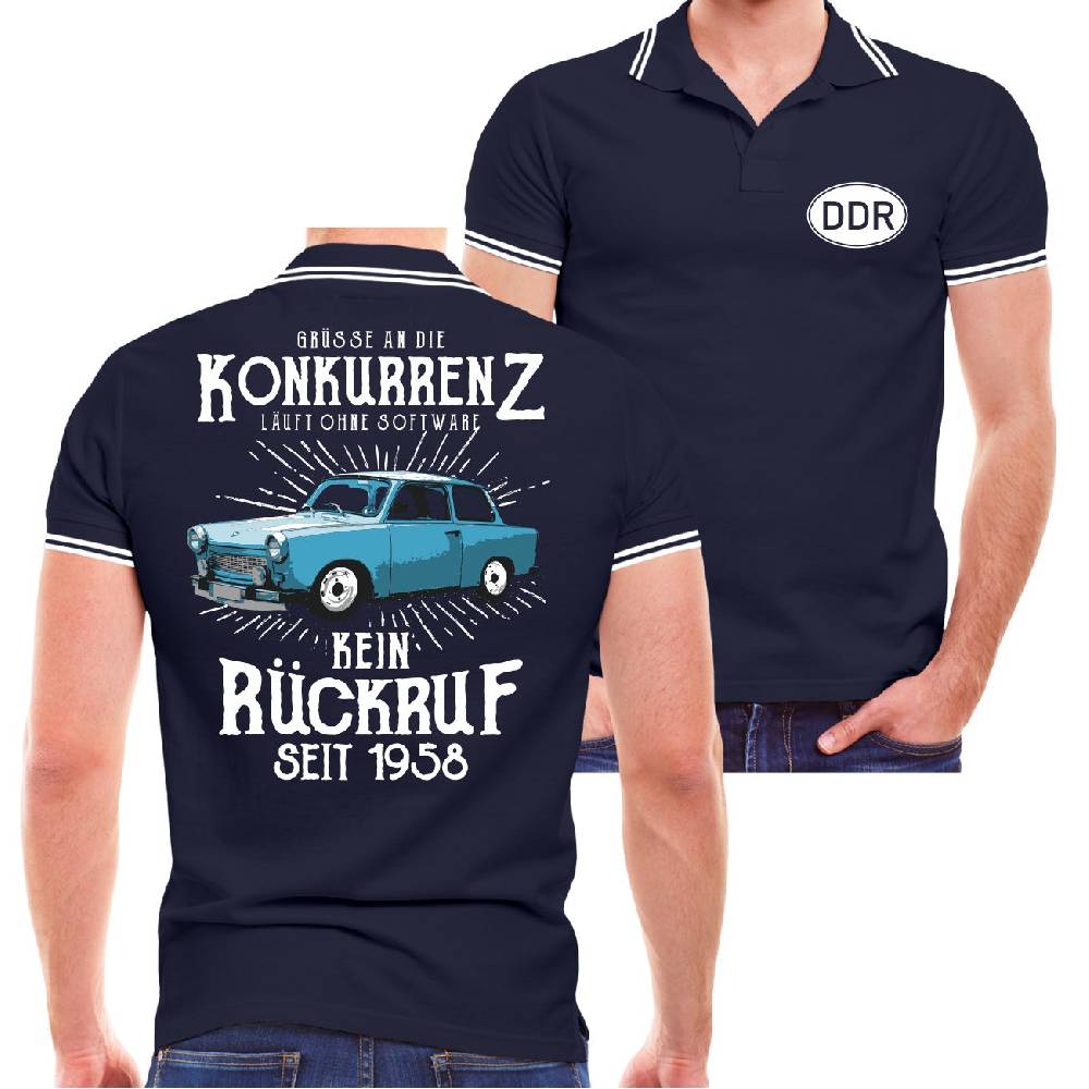 Spass Kostet Männer POLO DDR Grüße an die Konkurrenz KEIN RÜCKRUF Weihnachtsangebot