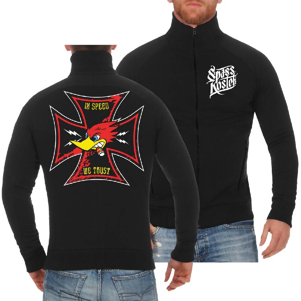 Spass Kostet Männer Sweatjacke Racing Team In Speed we trust Begrenzt auf 3 Tage