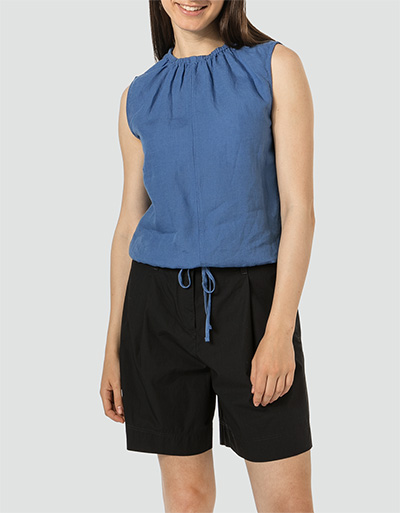 Marc O'Polo Leinenshirt mit elastischem Halsausschnitt Marc O'Polo Leinenshirt mit elastischem Halsausschnitt