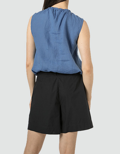 Marc O'Polo Leinenshirt mit elastischem Halsausschnitt Saisonale Angebote