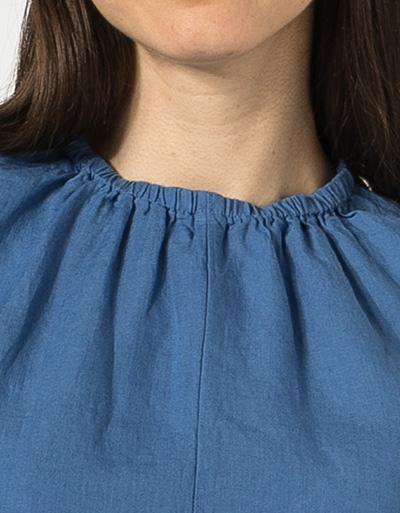 Marc O'Polo Leinenshirt mit elastischem Halsausschnitt Saisonale Angebote