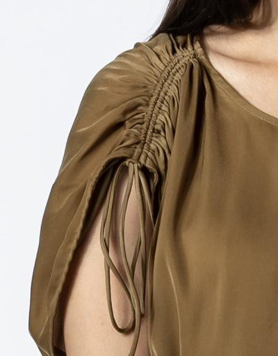 SECOND FEMALE Kleid mit offenem Rücken und Cut-Out Letzte 3 Tage