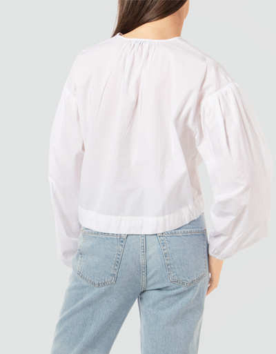Marc O'Polo Bluse mit Tunnelzug am Saum Hotsell