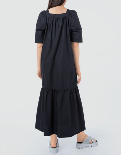 Marc O'Polo Stufenkleid mit eckigen Ausschnitt Kostenloser Versand