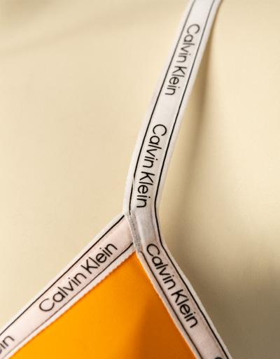 Calvin Klein Swimwear Bikini mit Logo-Schriftzug Flash Sale
