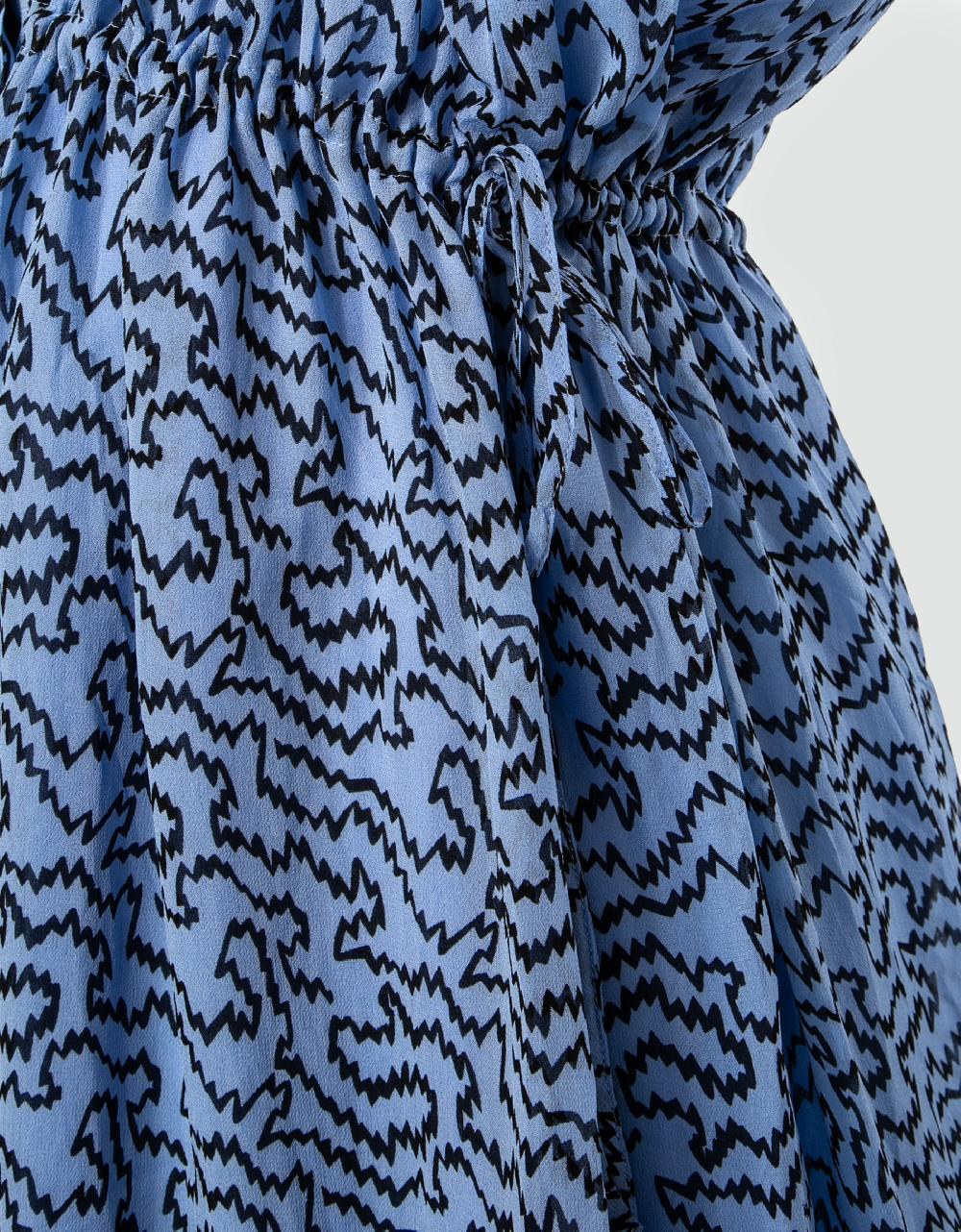 SECOND FEMALE Kleid aus Krepp Qualität Saisonale Angebote