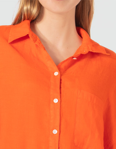 Replay Oversized Leinentunika Kostenloser Versand international