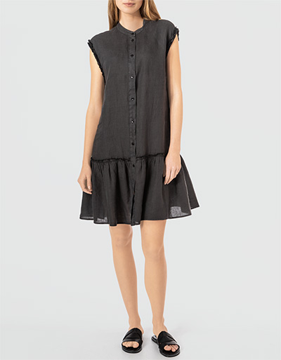Replay Leinenkleid mit Rüschendetails Fabrikladen