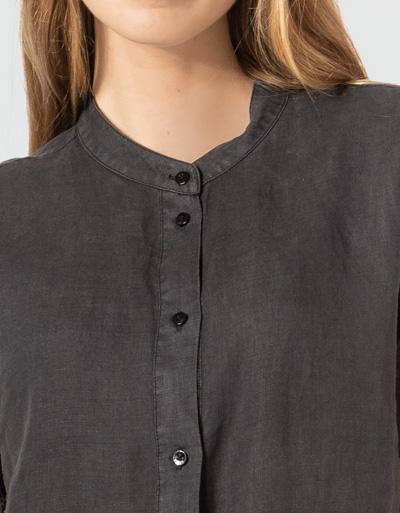 Replay Leinenkleid mit Rüschendetails Fabrikladen