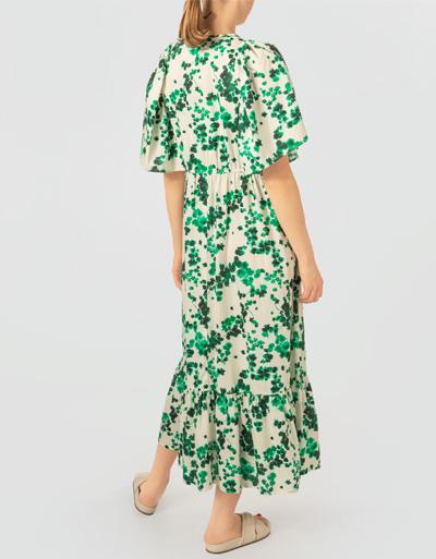 Marc O'Polo Kleid mit abstrakten Print Sonderangebot