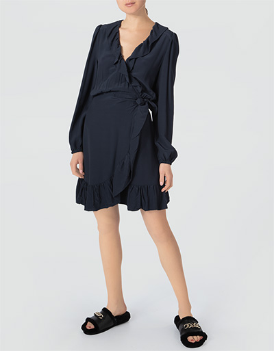 Pepe Jeans Wickelkleid mit Volants Große Rabatte