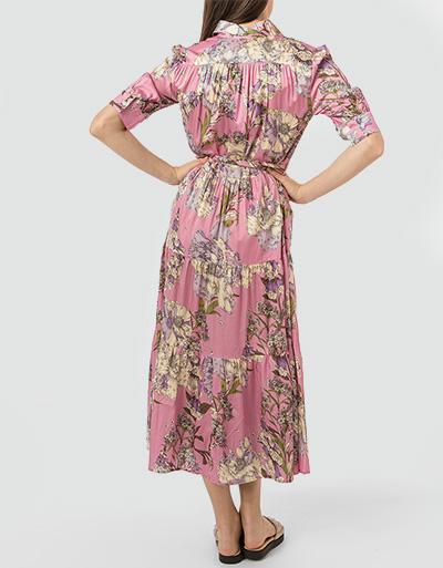 joyce & girls Kleid im Seide-Viskose-Mix Bis zu 50% Rabatt