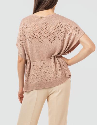 TWIN-SET Pullover mit Lochstickerei Fabrikladen