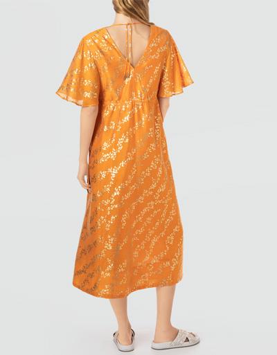SECOND FEMALE Kleid mit V-Ausschnitt Blitzverkäufe