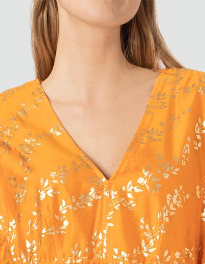 SECOND FEMALE Kleid mit V-Ausschnitt Blitzverkäufe