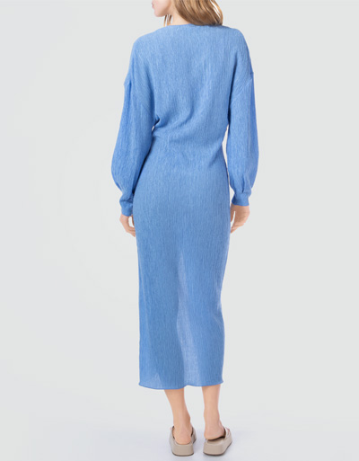 SECOND FEMALE Kleid im Crinkle-Look Günstig kaufen