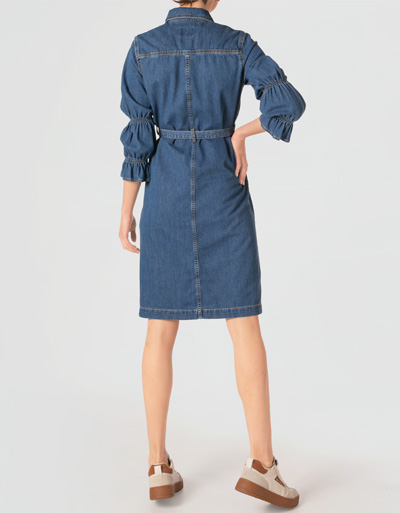 Pepe Jeans Jeanskleid mit dezenten Puff-Ärmel Preisnachlass
