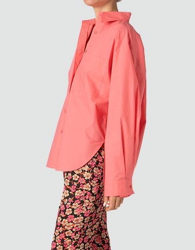 SECOND FEMALE Oversized Bluse im cleanen Look Muttertagsangebot