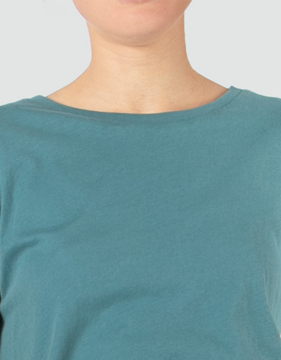 Replay T-Shirt mit Glitzerstein-Kettchen Online Outlet